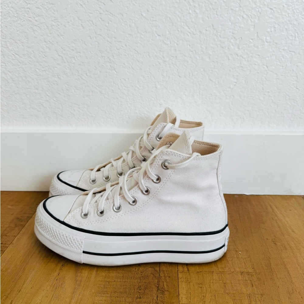 Converse Platform White High-Top Sneakers